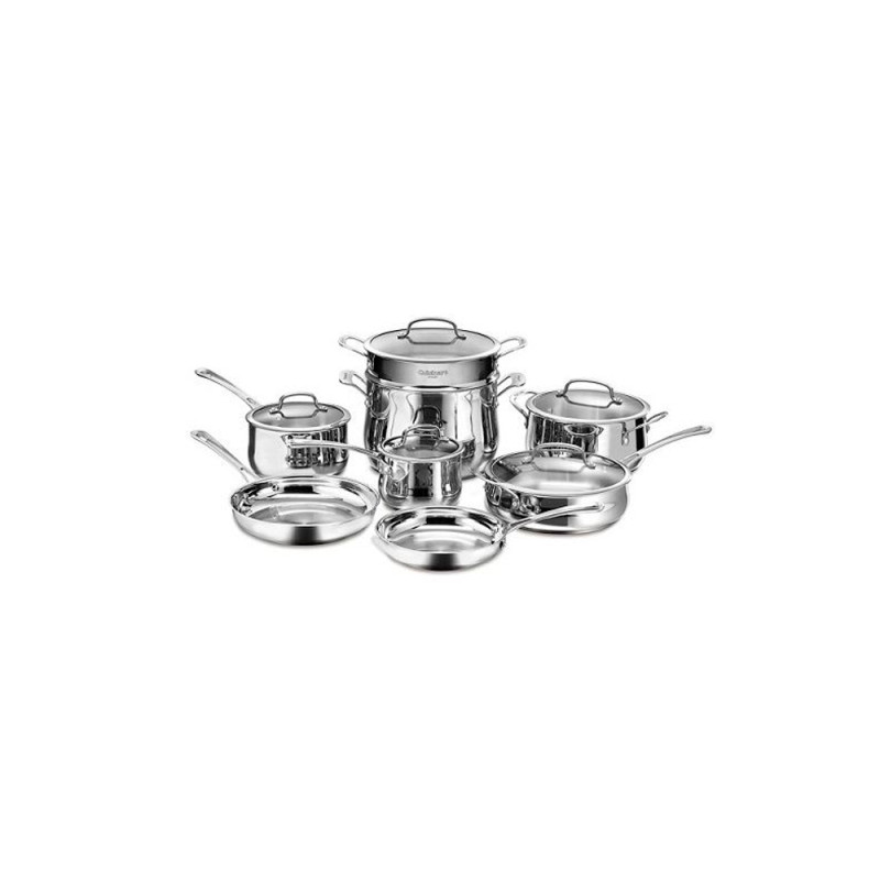 Jogo de Panelas Cuisinart 44-13 Contour Inox 13 Peças