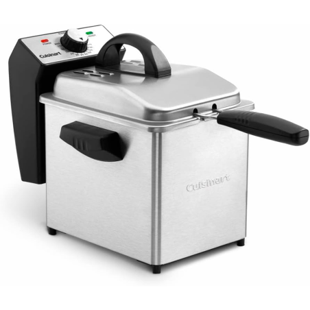 Fritadeira Elétrica Cuisinart CDF-130P1 2L 1.500W 110V - Inox