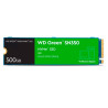 SSD M.2 Western Digital SN350 500GB NVMe PCIe 3.0 x 4 - Verde WDS500G2G0C