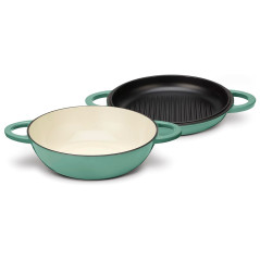 Conjunto Multiuso Cuisinart CI5528-2SG Ferro Fundido Esmaltado 2 em 1