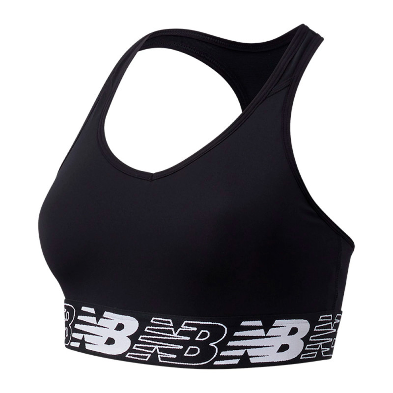 Top Femenino Pace Bra 3.0 New Balance XS Negro - Deportivo