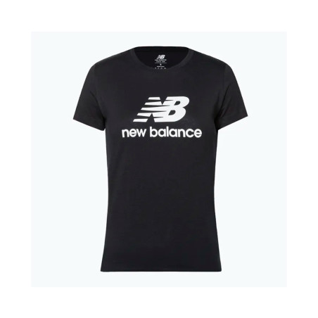 Camiseta New Balance Feminino Stacked Logo S Preto - WT31546BK