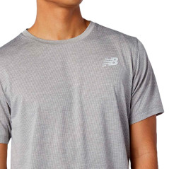 New Balance Tenacity Tee Men's L Gray - MT11095AG Shirt