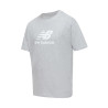 New Balance Men's Stacked Logo T-Shirt XL Gray - Essentials
