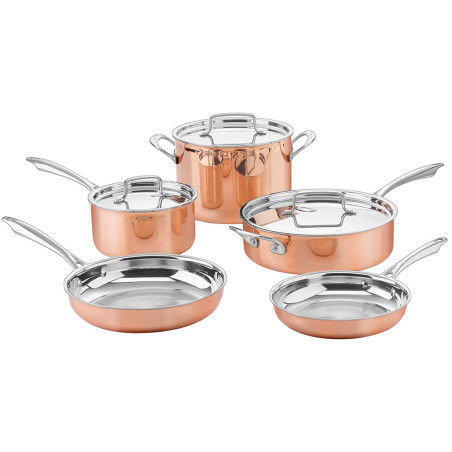 Jogo De Panelas Cuisinart CTPP-8 Copper Collection - 8 Peças