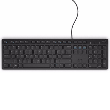Teclado Dell KB216-BK-US USB  Inglês Preto