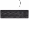 Teclado Dell KB216-BK-US USB  Inglês Preto