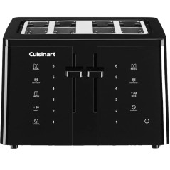 Torradeira Cuisinart CPT-T40P1 4 Fatias 110V - Preto
