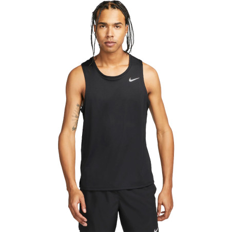 Camiseta Regata Nike Masculina Dri-FIT Miler L - Preto DV9321-010