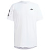 Camiseta adidas Masculino Club 3-Stripes Tennis S Branco - HS3261