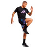 Short adidas Masculino Training Designed For Movement Hiit SG Preto/Prata Metálico - IB7912