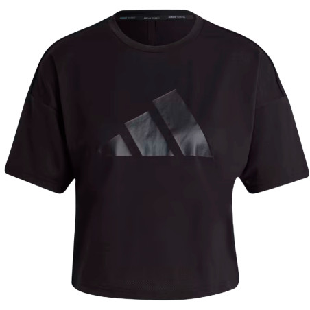 Camiseta adidas Feminino Icons 3 Bar Logo Tee 2 S Preto - HD8973