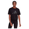 Camiseta adidas Feminino Icons 3 Bar Logo Tee 2 S Preto - HD8973