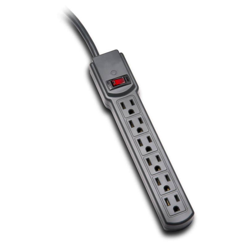 FILTRO DE LINHA  6 TOM.POWERSTRIP PRETO - POWERSTRIP