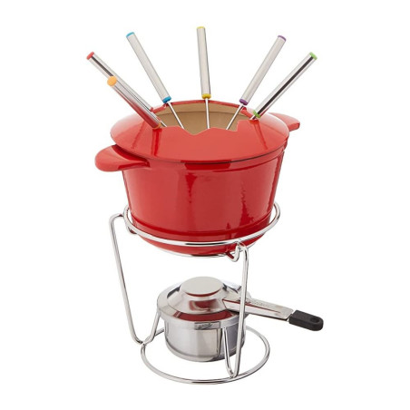 Fondue Cuisinart FP-115RS  Esmalte Vermelho - 12 Peças