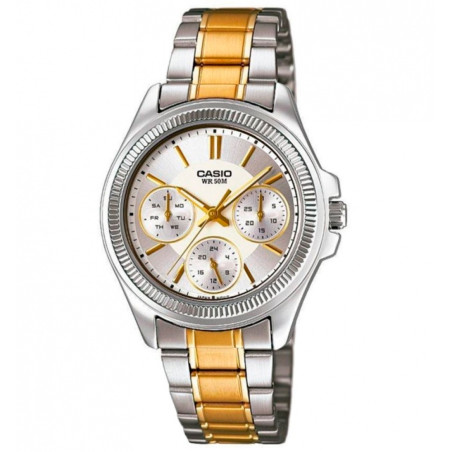 Relógio Feminino Casio LTP-2088SG-7AVDF Prata/Ouro