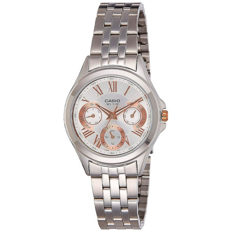 Relógio Feminino Casio LTP-E308D-7AVDF Prata