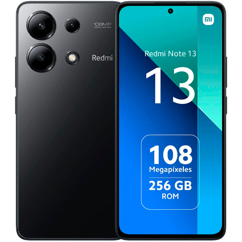 Smartphone Xiaomi Redmi Note 13 Dual SIM 8GB+256GB 6.67" OS 13 - Preto Meia Noite EU 52926