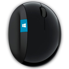 Mouse Sem Fio Microsoft Sculpt Ergonomic Preto - L6V-00002