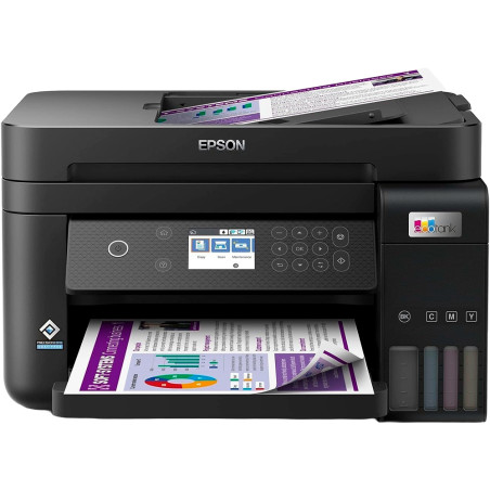 Impressora Multifuncional Epson EcoTank L6270 3 em 1 USB/Wi-Fi Bivolt - Preto C11CJ61301