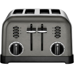 Cuisinart PT-180BKSP1 Toaster - 4-Slice, 110V, Black