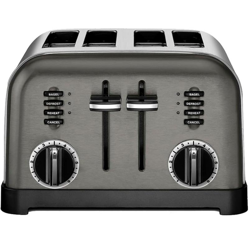 Cuisinart PT-180BKSP1 Toaster - 4-Slice, 110V, Black