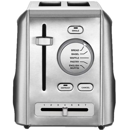 Torradeira Cuisinart CPT-620P1 2 Fatias Inox Prata 110V