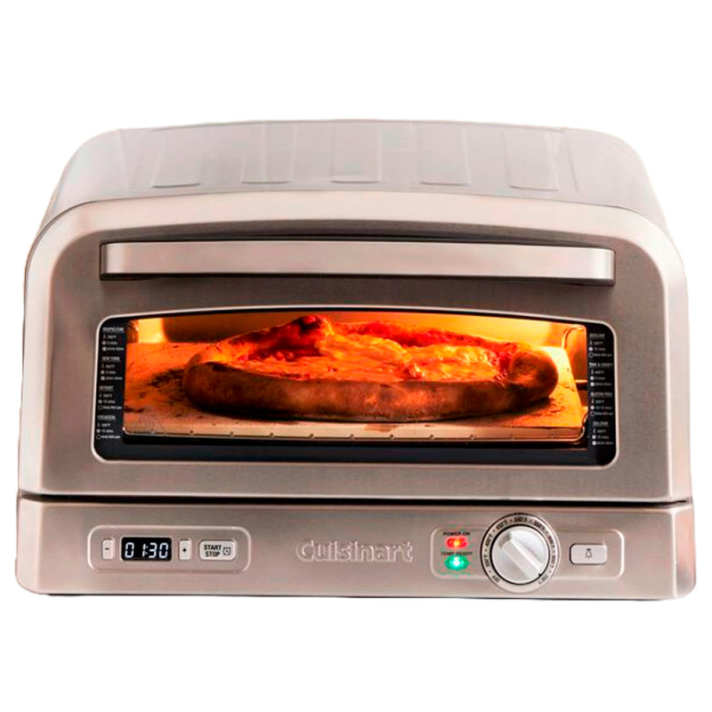 Forno Elétrico para Pizza Cuisinart CPZ-120BRFP 1.800W 120V -  Aço Escovado