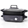 Grill Multicooker Cuisinart com Panela a Vapor GR-M3BRB 1.400W  5L  220V 60Hz