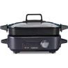 Grill Multicooker Cuisinart com Panela a Vapor GR-M3BRB 1.400W  5L  220V 60Hz