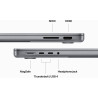 Notebook Apple MacBook Pro M3 8C CPU/10C GPU/8GB/512GB SSD/14'' Cinza Espacial - MTL73LL/A