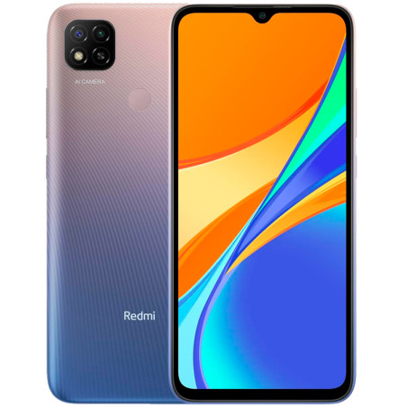Smartphone Xiaomi Redmi 9C Dual SIM 3GB+64GB 6.53" OS 10 - Roxo Aurora