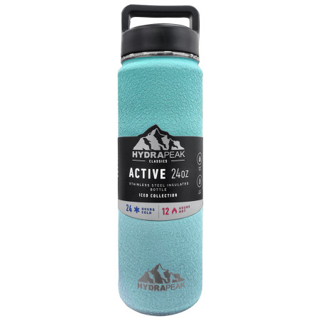 Garrafa Térmica Hydrapeak HP-ICED-24-TURQUOISE Coleção De Gelo 709ML  Turquesa