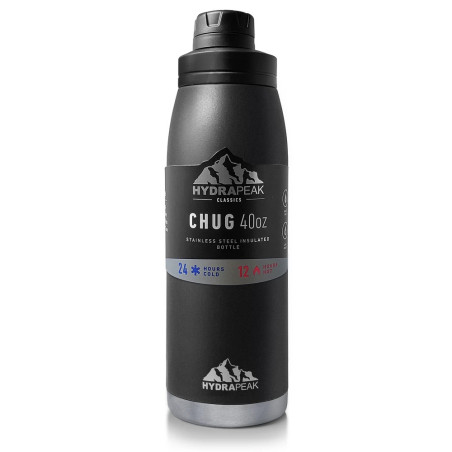 Garrafa Térmica Hydrapeak HP-CHUG-40-BLACK 1.2L - Preto