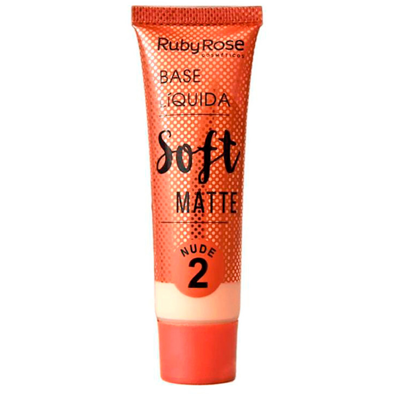 Base Líquida Soft Matte Ruby Rose Bege HB 8050-2 29ML
