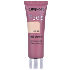 Base Líquida Ruby Rose Feels Nude HB 8053-1 - Alta Cobertura