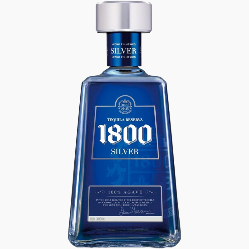 Tequila 1800 Silver 750ML - Tequila Blanco Premium 40%