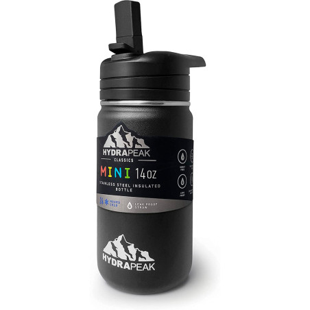 Garrafa Térmica Hydrapeak HP-MINI-14-BLACK 400ML - Preto