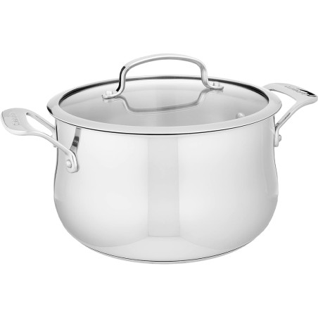 Panela Holandesa com Tampa Cuisinart 445-22 Contour Aço Inox 5L