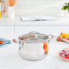Panela Holandesa com Tampa Cuisinart 445-22 Contour Aço Inox 5L