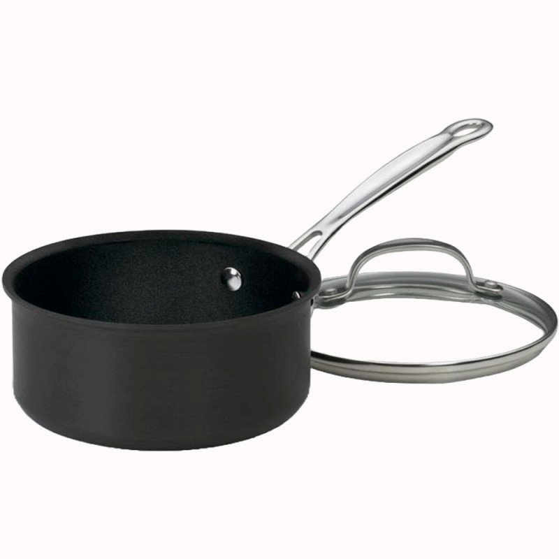Panela com Tampa Cuisinart 619-16 Anodizada 1.5L - Preta
