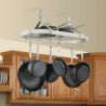 Rack Suspenso Cuisinart CRC-29BP1 Octogonal de Pendurar Panelas Aço Inoxidável