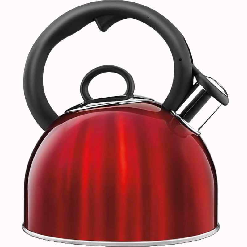 Chaleira Cuisinart Aura 2 Inox 2L - Vermelha Metálica CTK-S17MR