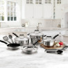 Jogo de Panelas Cuisinart P87-12 Aço Inox 12 Peças