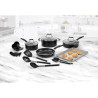 Jogo de Panelas Cuisinart P55-22BK Antiaderentes Premium Chef Preto - 22 Peças