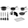 Jogo de Panelas Cuisinart P55-22BK Antiaderentes Premium Chef Preto - 22 Peças