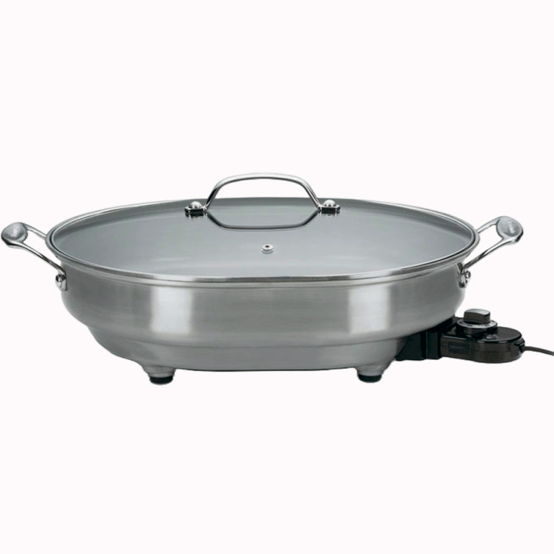 Frigideira Elétrica Cuisinart CSK-150 5.5L 1.500W Inox 110V - Prata