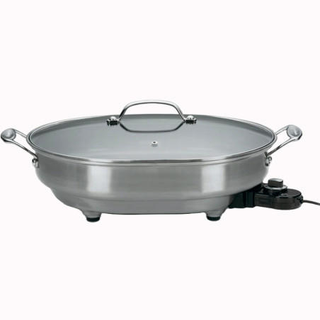 Frigideira Elétrica Cuisinart CSK-150 5.5L 1.500W Inox 110V - Prata