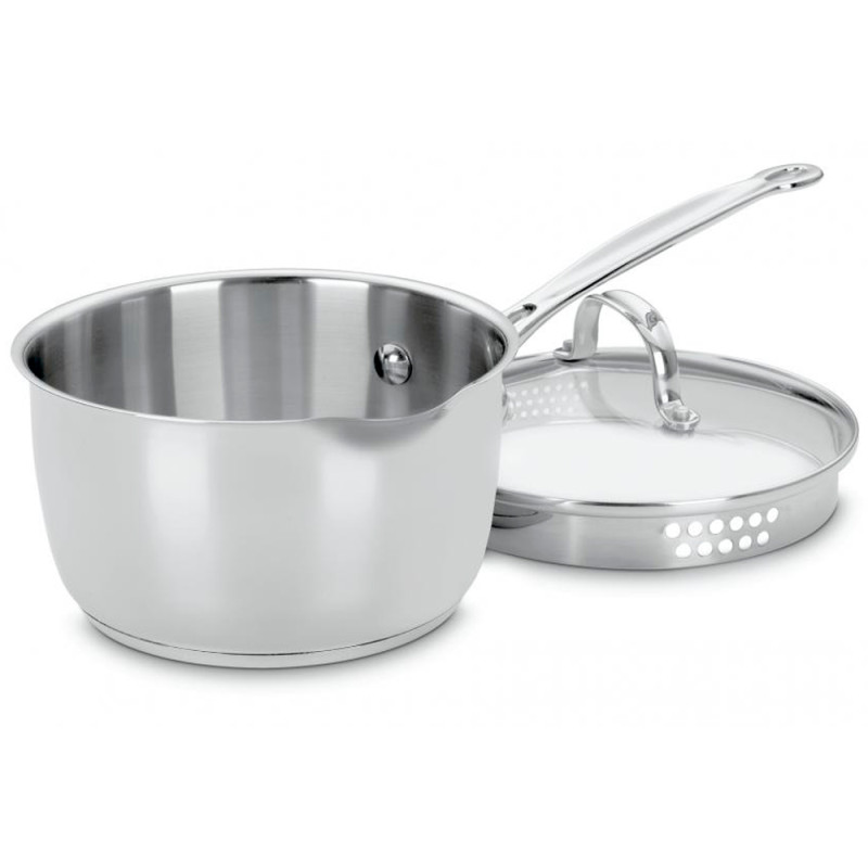 Panela com Tampa Cuisinart 719-18P Clássica Inox 2L - Prata