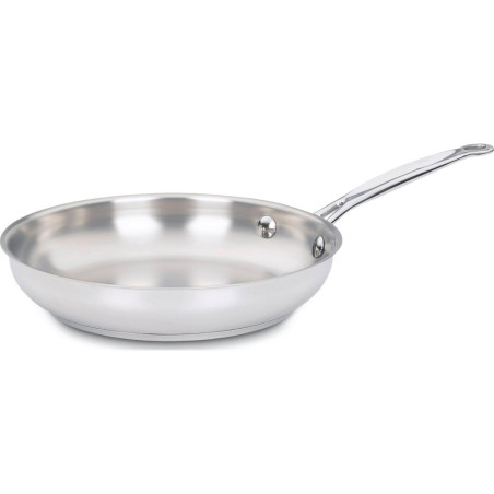 Frigideira Cuisinart 722-22 Chef's Classic Inoxidável 23CM - Prata